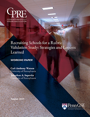 Cover: Recruiting Schools for a Rubric Validation Study